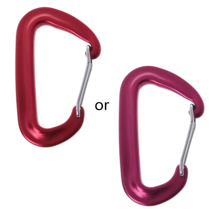 

12KN Climbing Carabiner Aluminum Safety Lock for Camping Hiking Climbing Equipment 1pc
