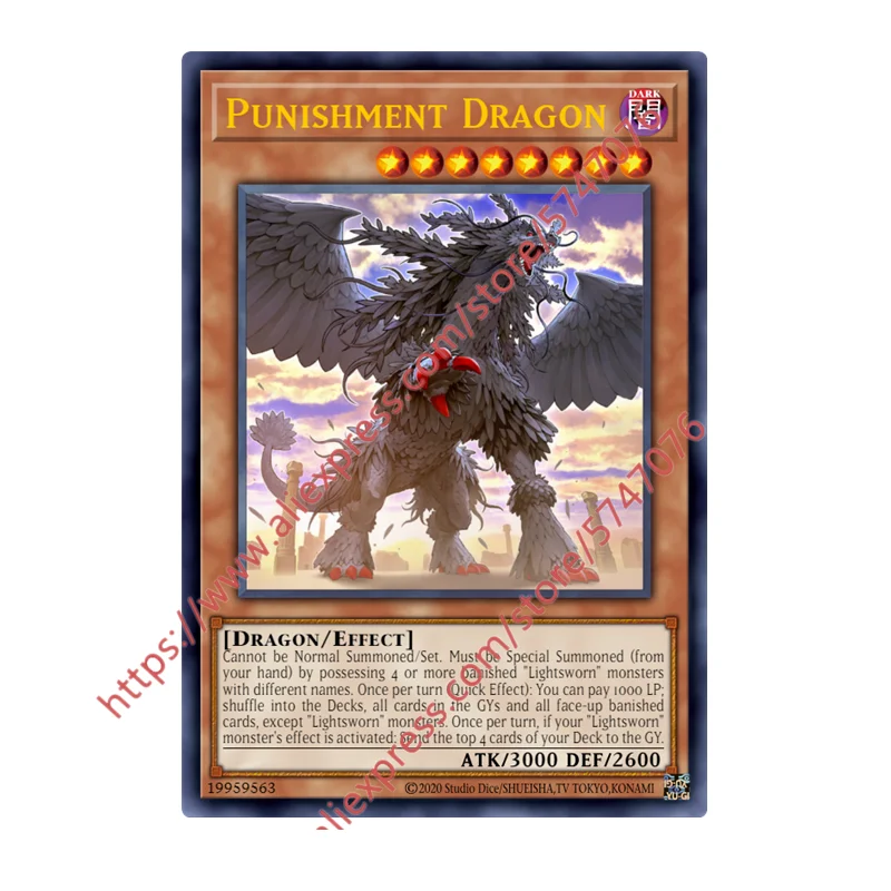 

Yu Gi Oh Punishment Dragon SR Japanese English DIY Toys Hobbies Hobby Collectibles Game Collection Anime Cards