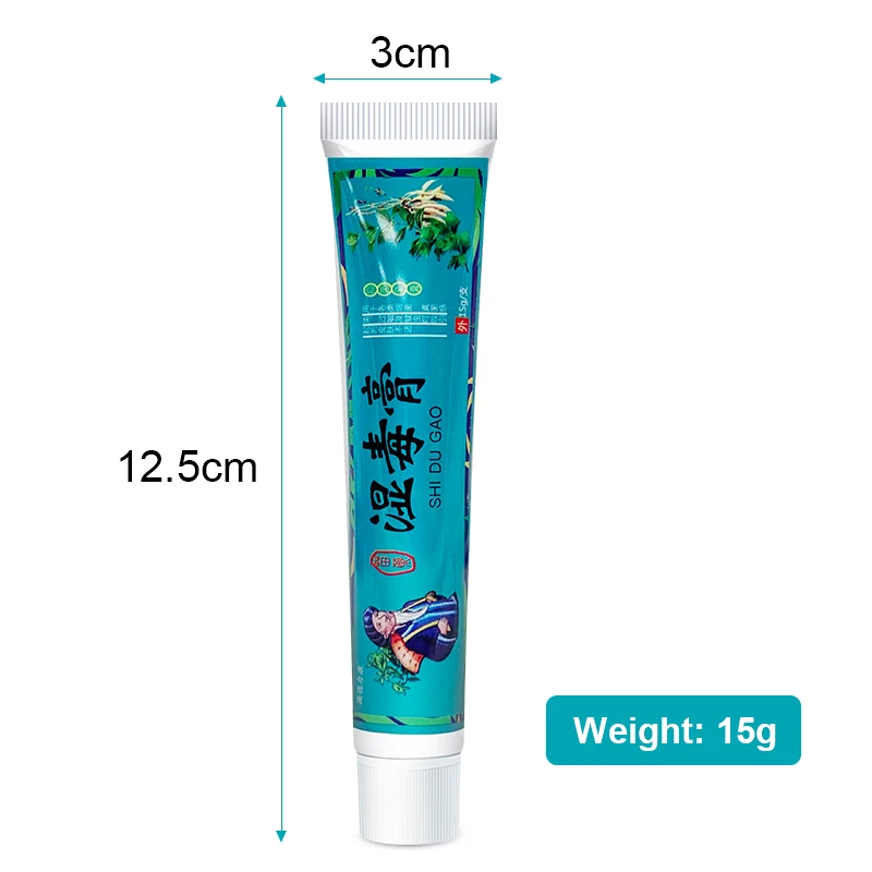 1pcs Herbal Anti-itch Inhibit Fungi Cream Treats Psoriasis Dermatitis Eczema Repair Skin Mosquito Bites Care Ointment S068 - купить по