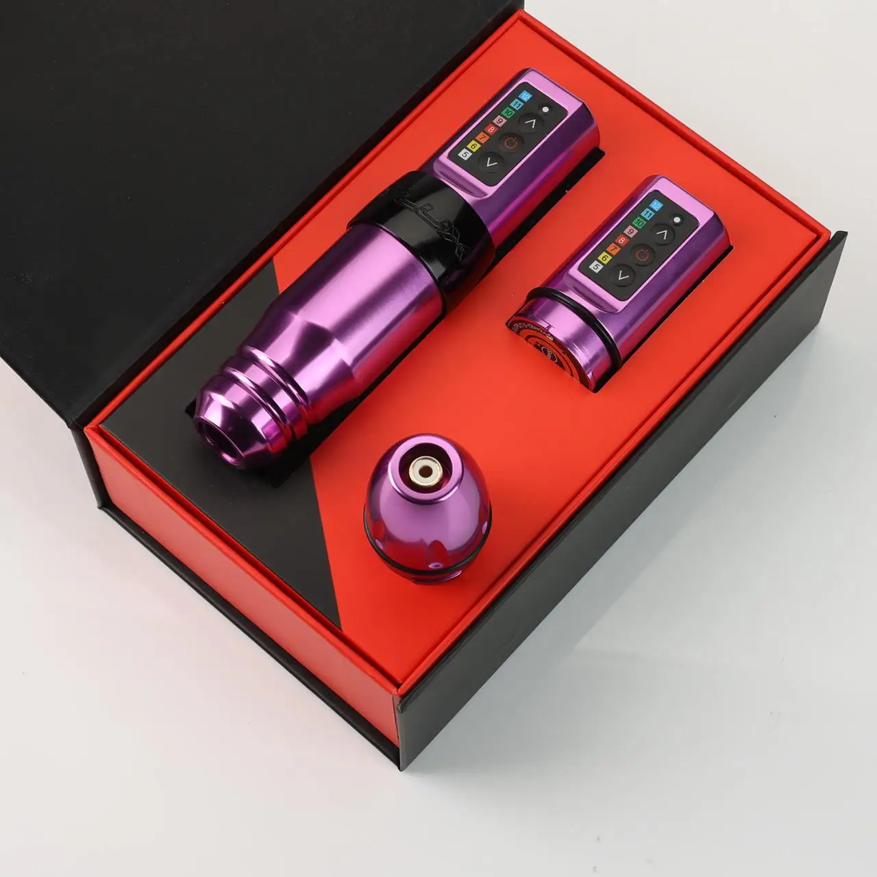 Беспроводная тату-машина Flux 2022 года с швейцарским двигателем, мощным и бесшумным, быстрая зарядка аккумулятора на 2400 мАч для лайнера и шейдера.