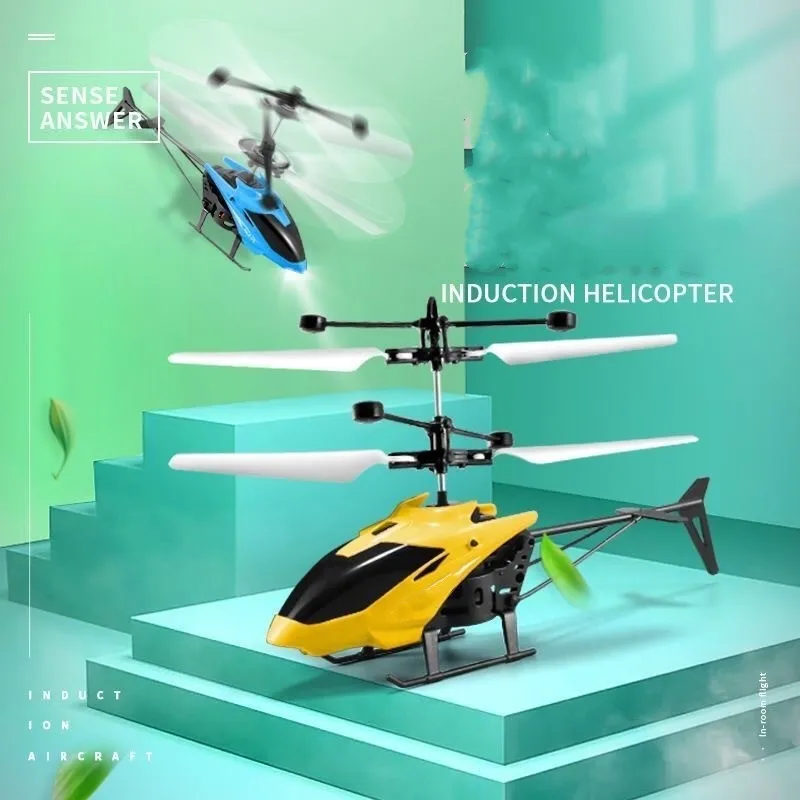 Игрушечный Летающий вертолет, Игрушечная модель самолета, летающая игрушка со светодиодной подсветкой, подарок для детей