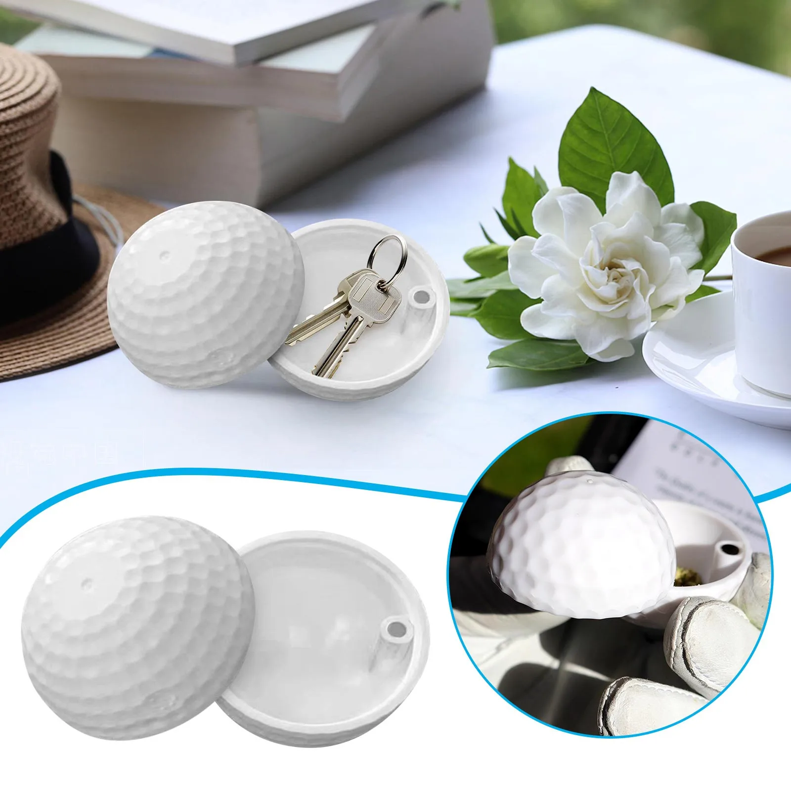 

Golf Spices Storage Multifunctional Golf Ball Spices Storage Kitchen Items