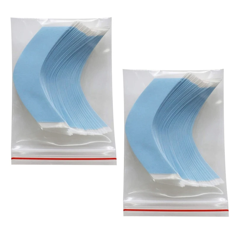 

72Pcs/Lot Super Strong Hair Wig Tape Double Adhesive Extension Tape Strips Waterproof For Toupee/Lace Wigs Film CC Shape