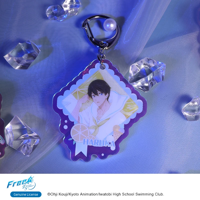 Брелок для ключей аниме Млечный Путь бесплатно! Iwatobi плавать клуб Haruka Nanase тачина