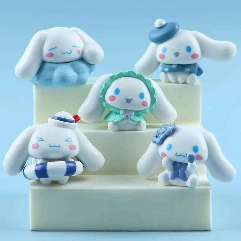 

3,2 см Kawaii Sanrio фигурки Cinnamoroll Gasha аниме фигурка ПВХ игрушка модель ручная работа аниме куклы украшения-игрушки подарки для детей