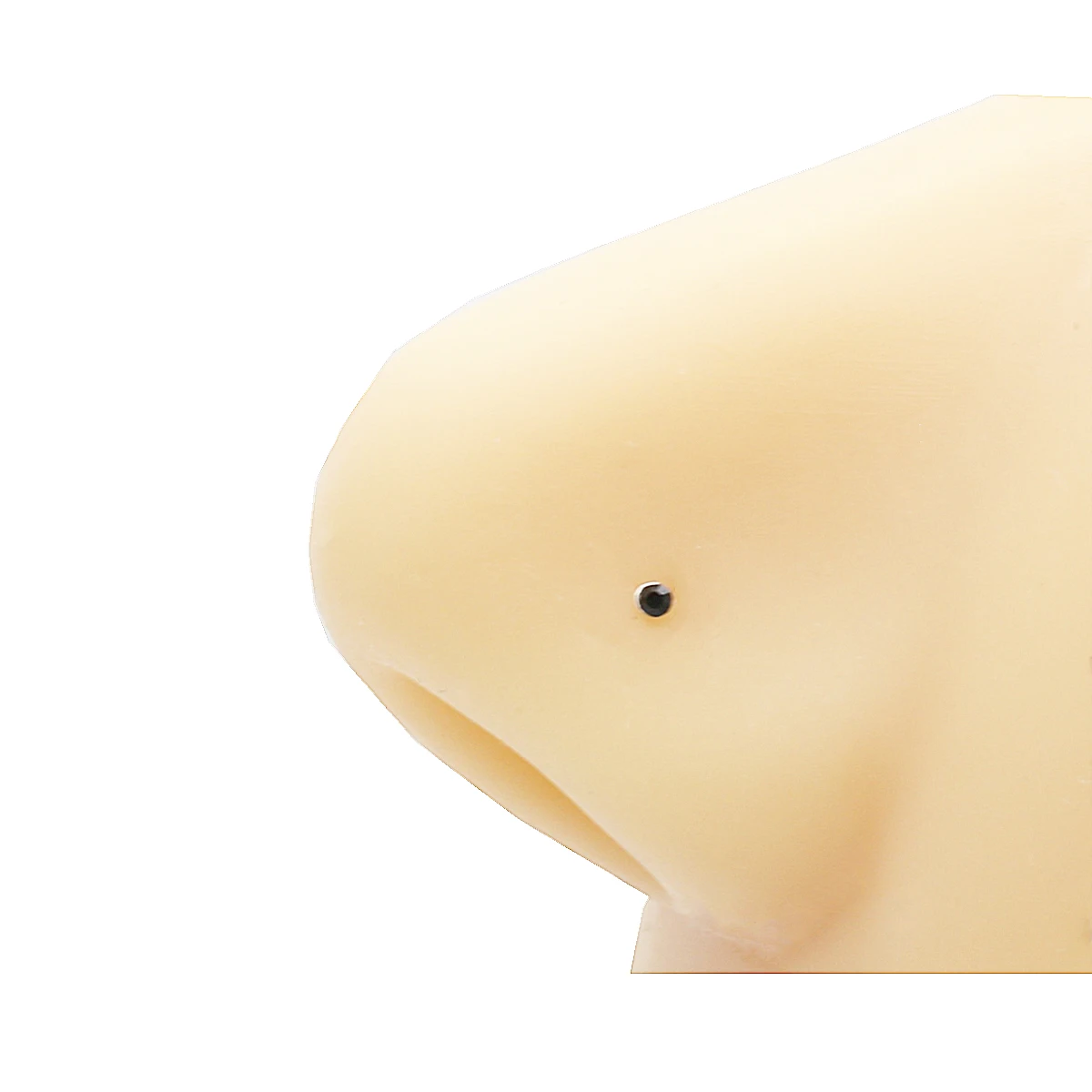 

1.0mm 925 Sterling Silver Tiny Mini Nose Studs Black Crystal Nose Piercing Jewelry Pircing Nez Piercing Nariz