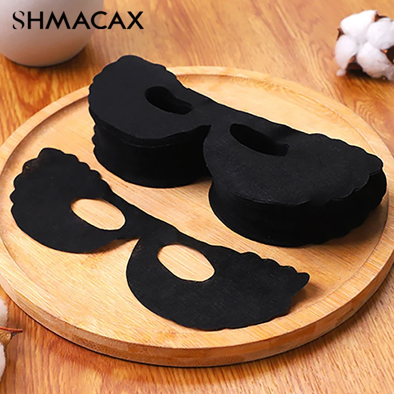 Маска для глаз одноразовая из бамбукового угля 100 шт.