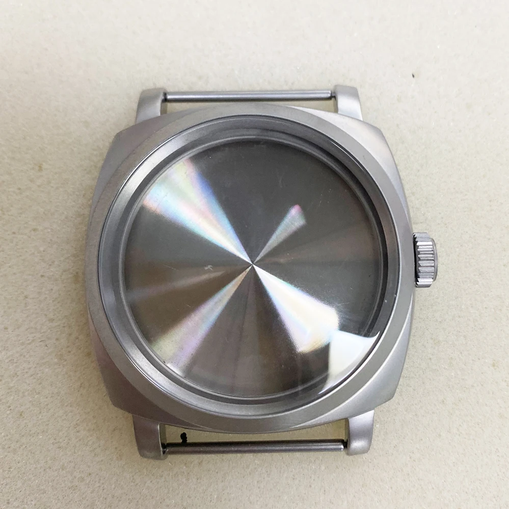 

47mm Watch Case 316L Stainless Steel Pull Sandblasted PVD Watches Case fit ETA 6497/6498 ST3600/3620 Hamilton 917/918 Movement