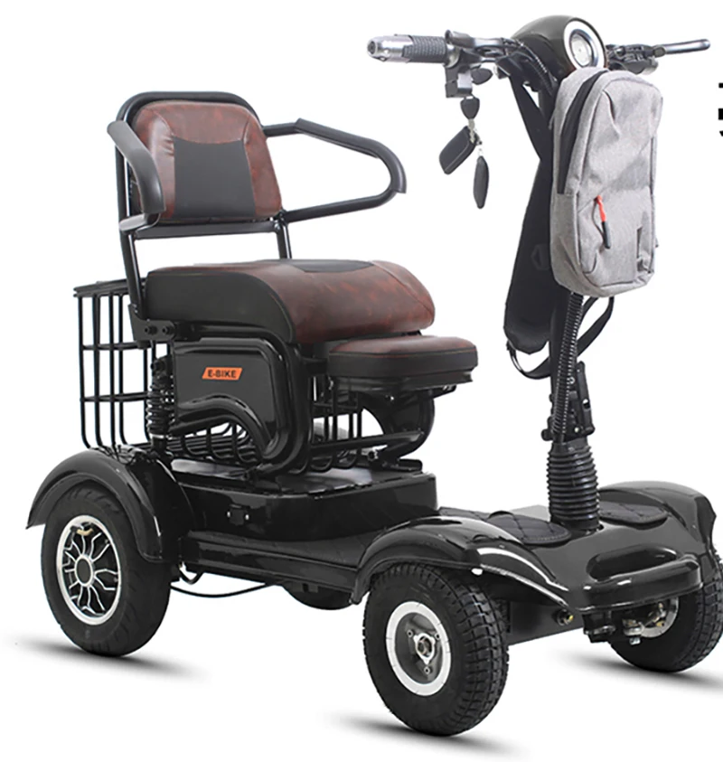 

Electric Four Wheeled Vehicle Lithium Battery 500W High Power 48V20A Max Speed 20km / h Range 40Km Vehicle Load More Than 200KG