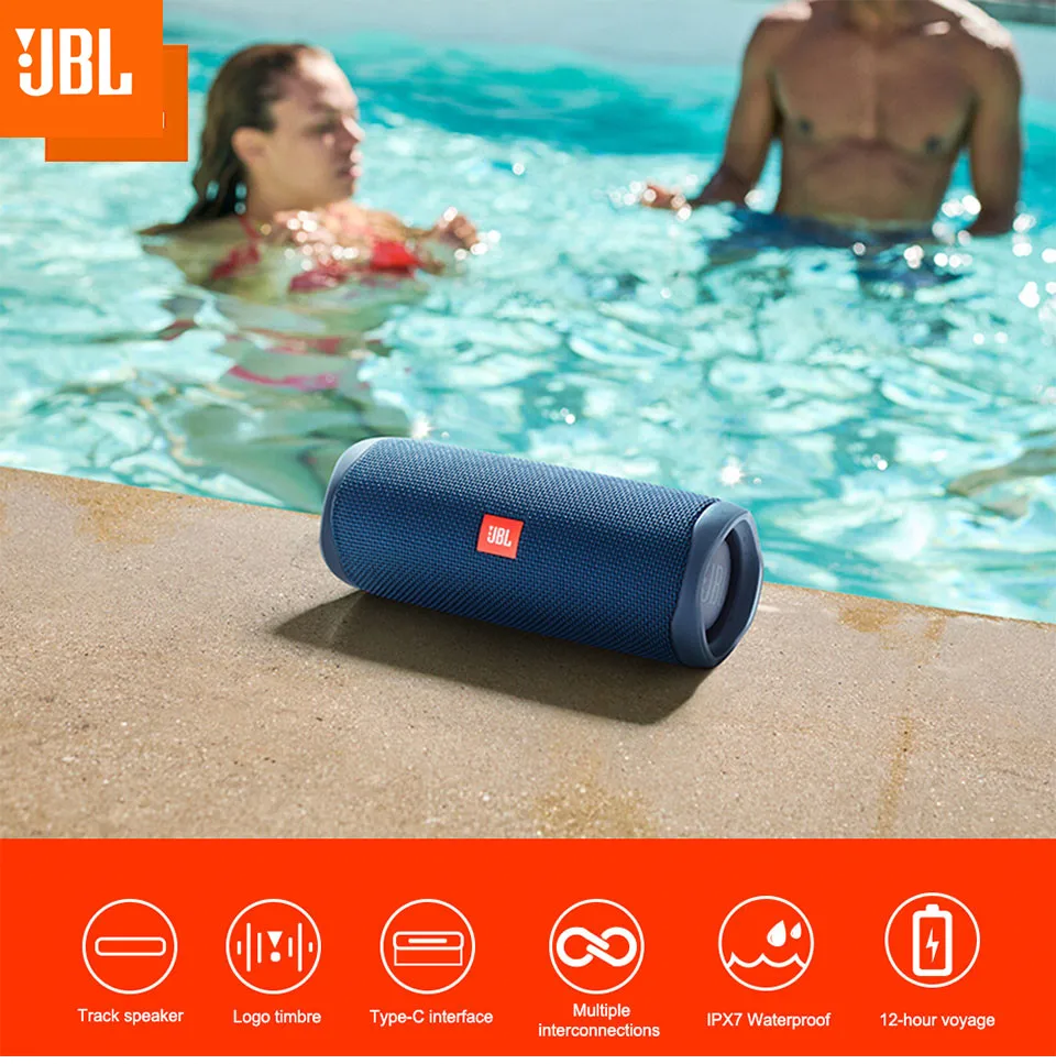 Bluetooth-Колонка JBL Flip 5 IPX7 водонепроницаемая |