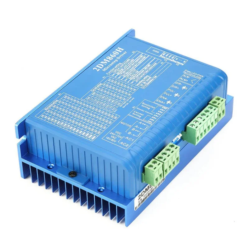 2DM860H 2-фазный цифровой драйвер шагового двигателя 2.1A-8.4A 24-80 В переменного и
