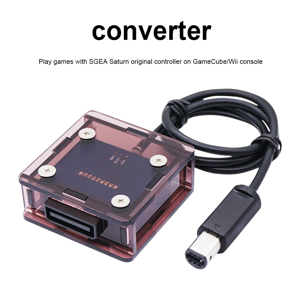

50cm Controller Converter Adapter for SS SEGA To for NGC Wii Portable Game Controller Converter Adapter Game Console Accessories