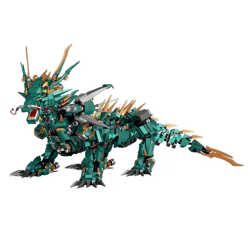 Серия Ideas механический дракон строительный блок креативный эксперт мифический