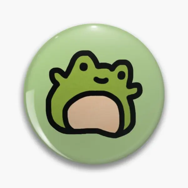 

Брошь в виде лягушки каракули на заказ, мягкая Металлическая Заколка-булавка с мультяшным рисунком, милый забавный креативный значок для од...