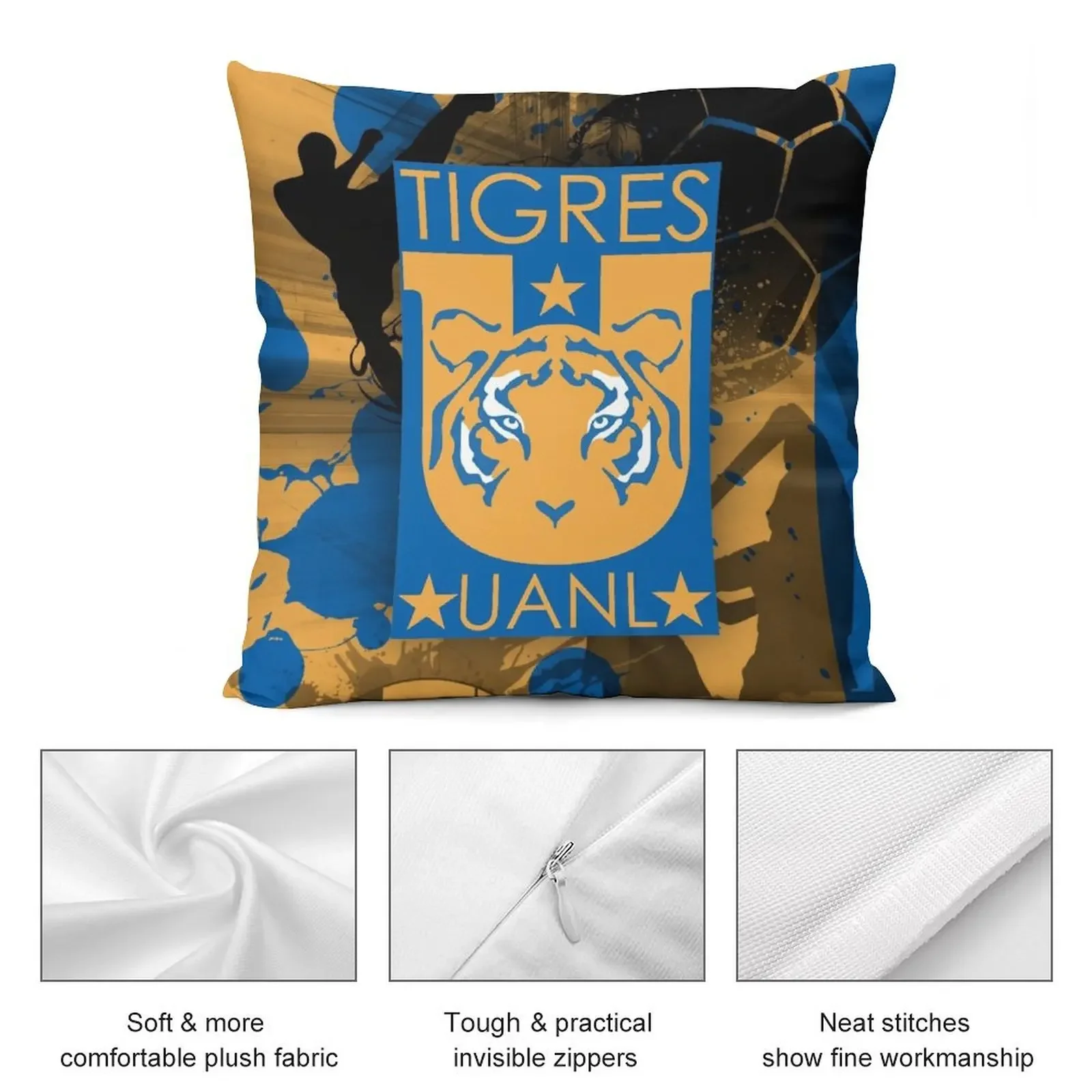 Декоративная подушка Tigres de la UANL рождественские украшения принадлежности 2021