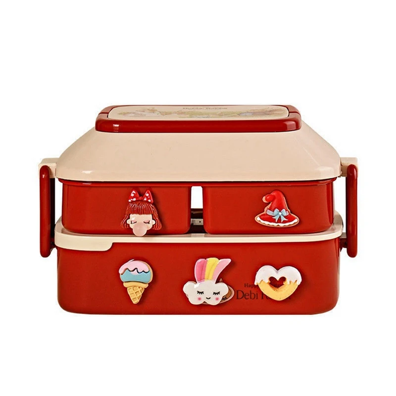 

Portable Lunch Box For Girls School Kids Picnic Bento Box Microwave Food Box With Compartments Storage Containers