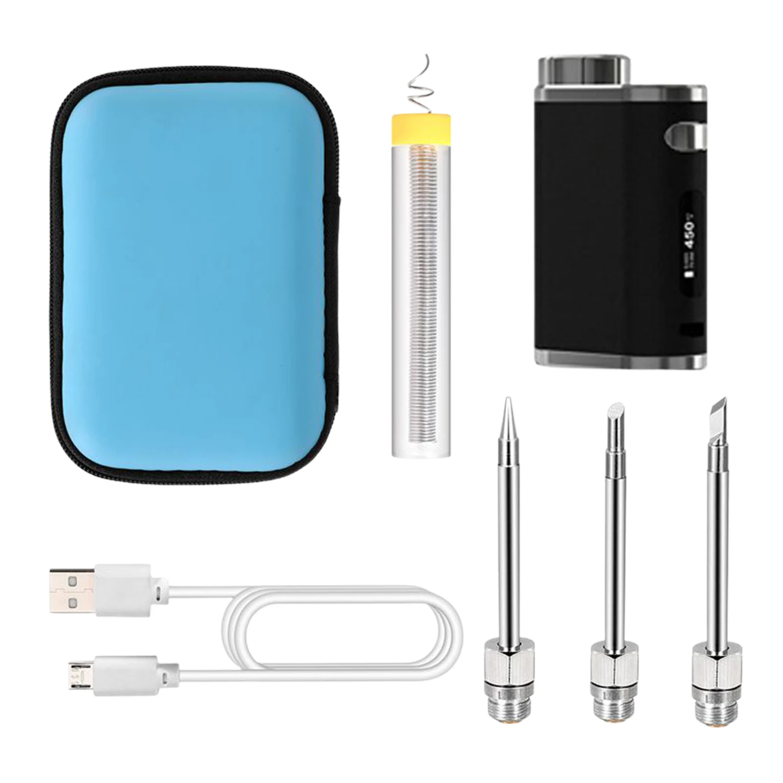 

Cordless Soldering Iron Portable Solder Iron With Adjustable Temperature 1-75W Adjustable Temperature Portable Soldering Kit For