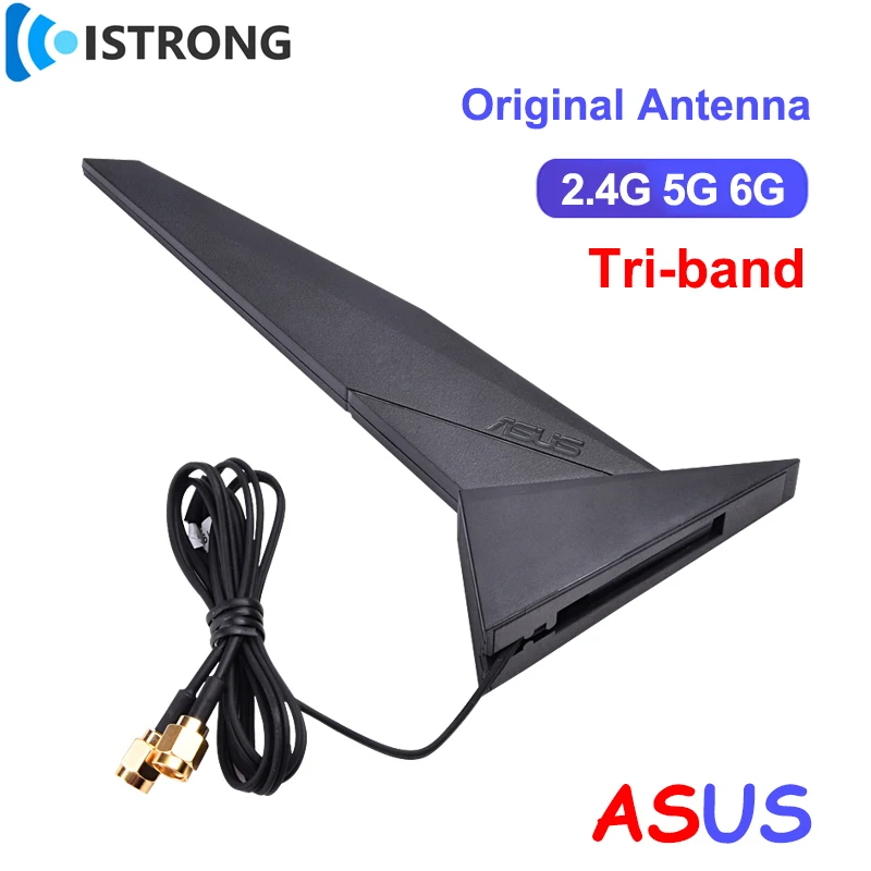 Original ASUS Wifi 2T2R Antenna Tri-Band 2.4G 5G 6G Booster 