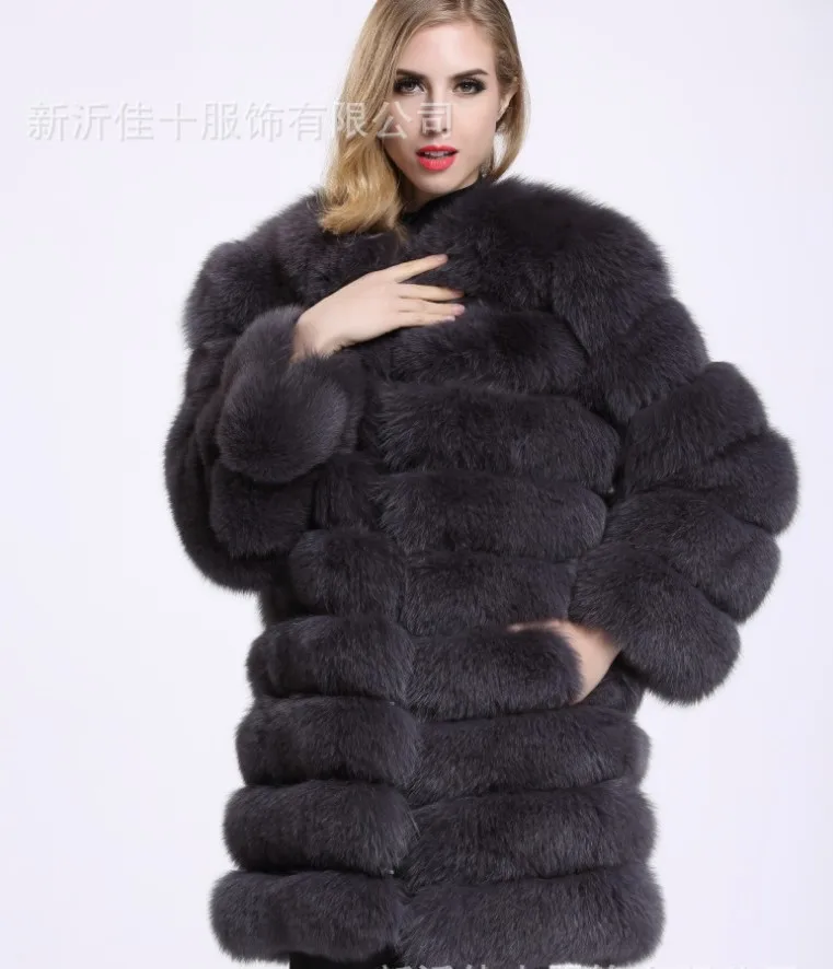 Women's winter jacket women winter coat faux Fur coat  medium long slim versatile coat fur coat