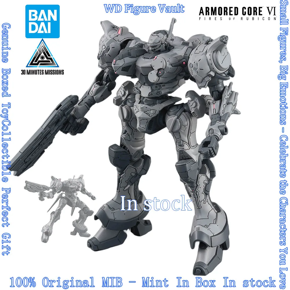 Фото В наличии: Фигурка Bandai 30MM ARMORED CORE 6 FIRES OF RUBICON ARQUEBUS CORPORATION VP-40S, аниме-модель, оригинальная, в коробке, игрушка, подарок №2