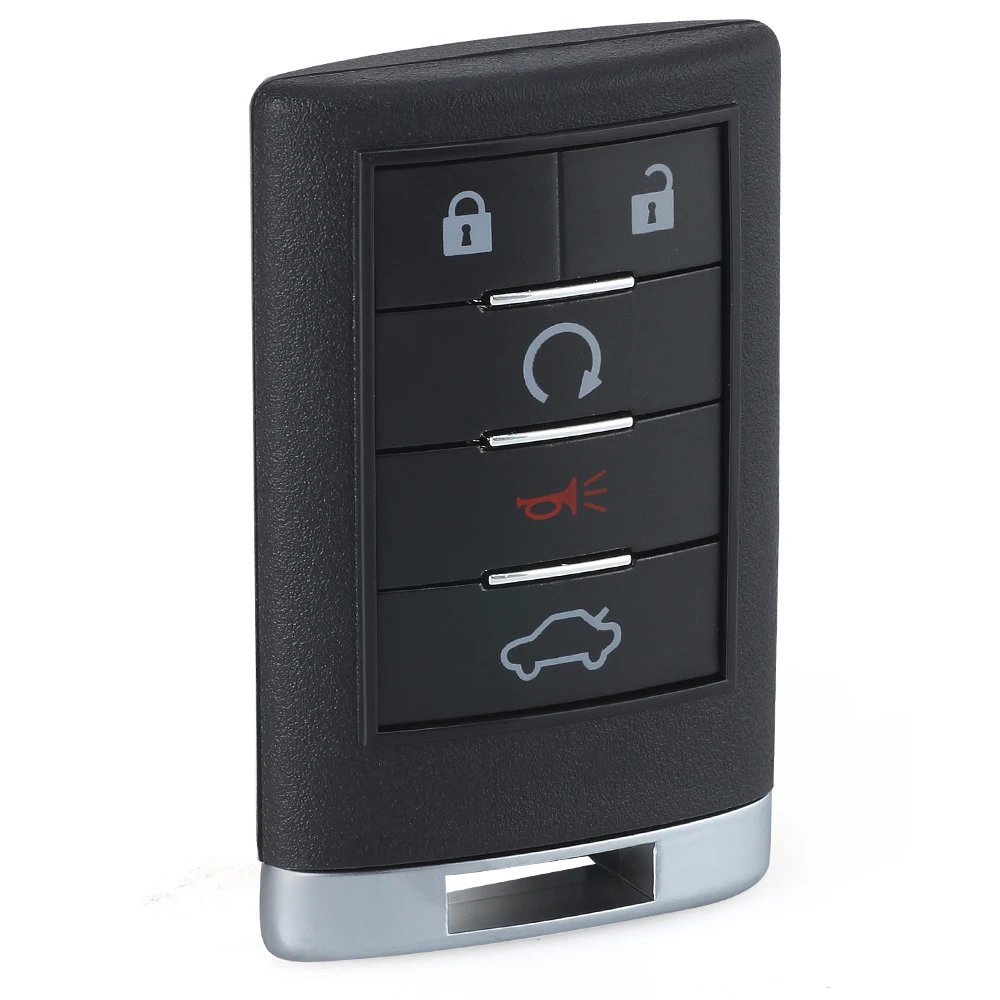KEYECU 2 шт. 5 кнопок 315 МГц/433 МГц интеллектуальная карта Smart Remote Key для Cadillac SRX XTS ATS 2010