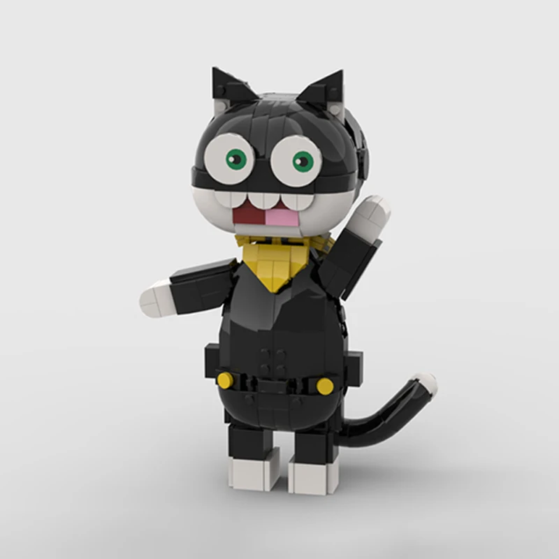 362 шт. MOC Persona 5 Моргана фигурка милые модели животных креативные строительные