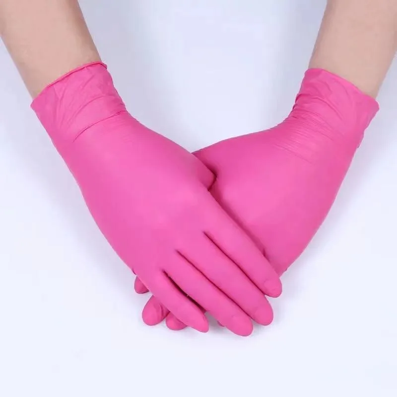 

100Pcs Nitrile Gloves Disposable Universal Latex Gloves for Laboratory Garden Cleaning Gloves Baking Tool Household Kitchen