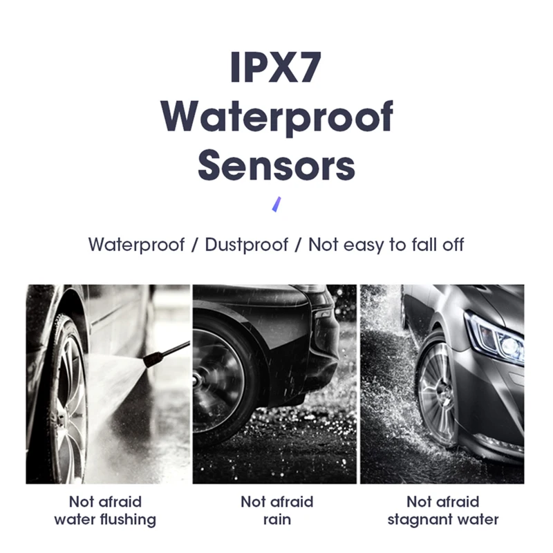 Солнечная система мониторинга давления в шинах Автомобильная сигнализация с 4