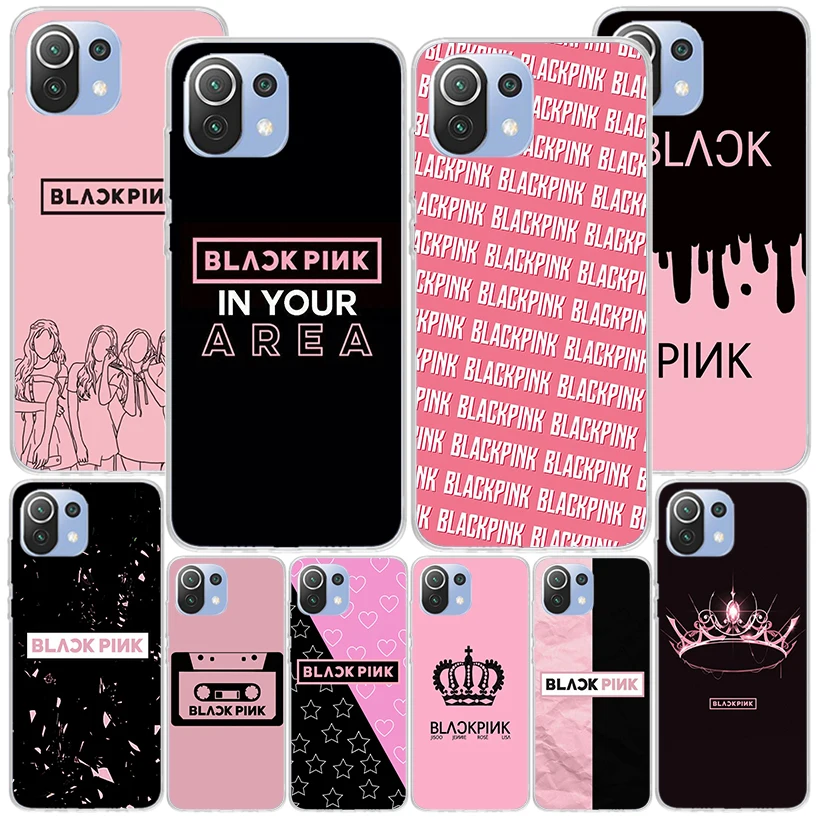 B-Blackpinks Kpop Girls Phnoe чехол для Xiaomi Mi 11T 12T 10T 9T Pro 13 12 11 A3 11i 8 9 10 Lite 12X 5X 6X уникальный чехол Coque