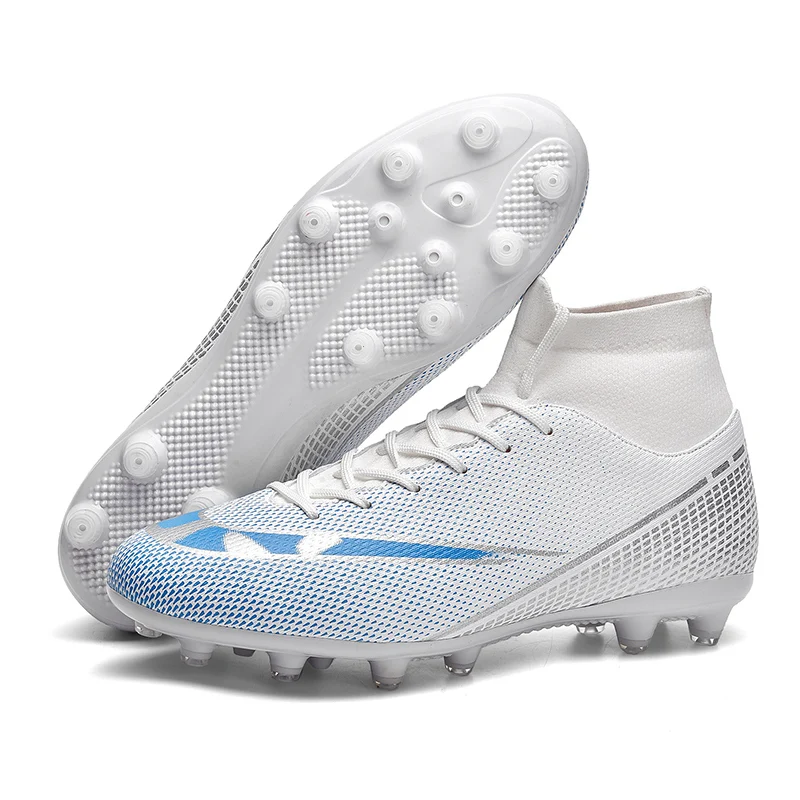 New Professional Unisex Soccer Shoes TF/FG Football Boots Men Teenagers Adults Kids Soccer Cleats Grass Training Football Shoes