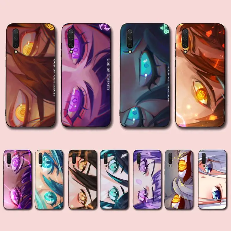 

FHNBLJ Genshin Impact God Contracts Phone Case for Xiaomi mi 5 6 8 9 10 lite pro SE Mix 2s 3 F1 Max2 3