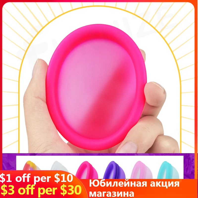

5PCS Menstrual Medical Silicon Cup Period Cup Sterilizer Menstrual Disc Menstruation Bowl Health For Women Dressings Reusable