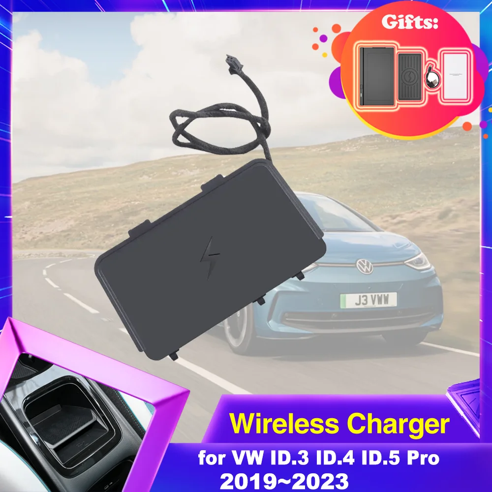 15 Вт Автомобильная Беспроводная зарядка для Volkswagen VW ID.3 ID3 ID.4 ID.5 Pro 2019 ~ 2023 быстрое