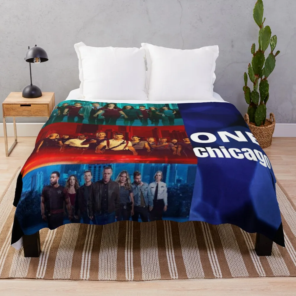 

One Chicago Universe tv show Throw Blanket For Sofa Luxury Thicken Blanket