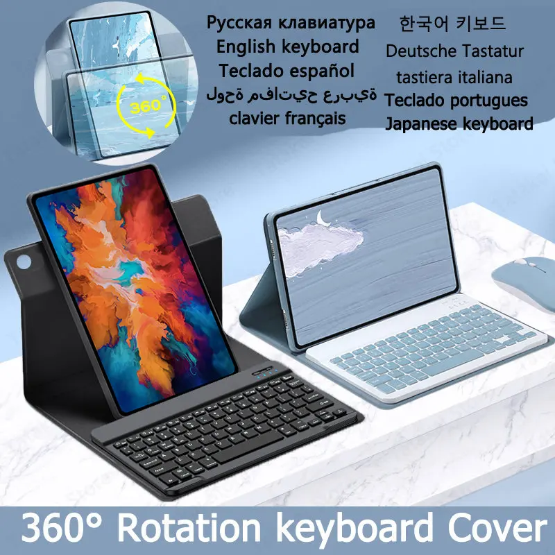 

New Style Cover Keyboard for Funda Lenovo Tab M10 Plus 3rd Gen Case 10.6'' Funda Teclado for Xiaoxin Pad 2022 Keyboard Case Capa