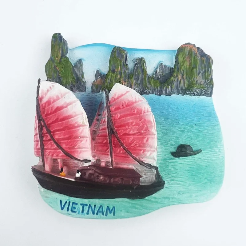 

Vietnam Fridge Magnets Ha Long Bay Tourist Souvenirs Fridge Stickers Home Decor Wedding Gifts Photo Wall Magnetic Stickers