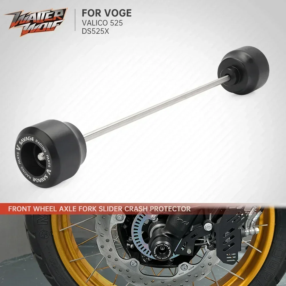 

Слайдеры для осей мотоцикла 525DSX, Слайдеры для столкновений, вращающийся шпиндель, защита от падения для VOGE DS525X Valico DSX 525 500DS 525X