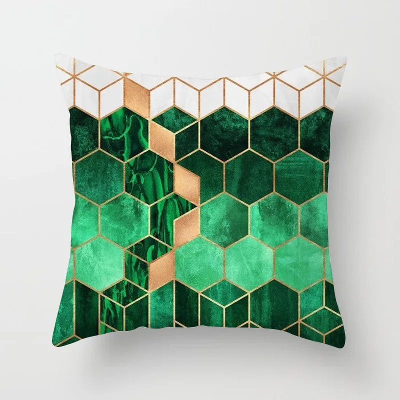 Скандинавский тропический плем дерево зеленый лист кактус монстера Наволочка