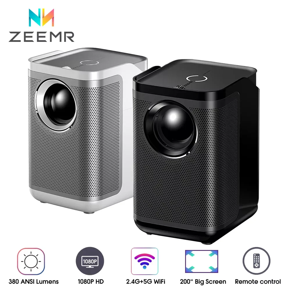 

Global Version ZEEMR DIVA HD Projector 380ANSI Full HD 1080P Projector LED Theater BT4.0 Wifi 4K Video Projector for Home Cinema
