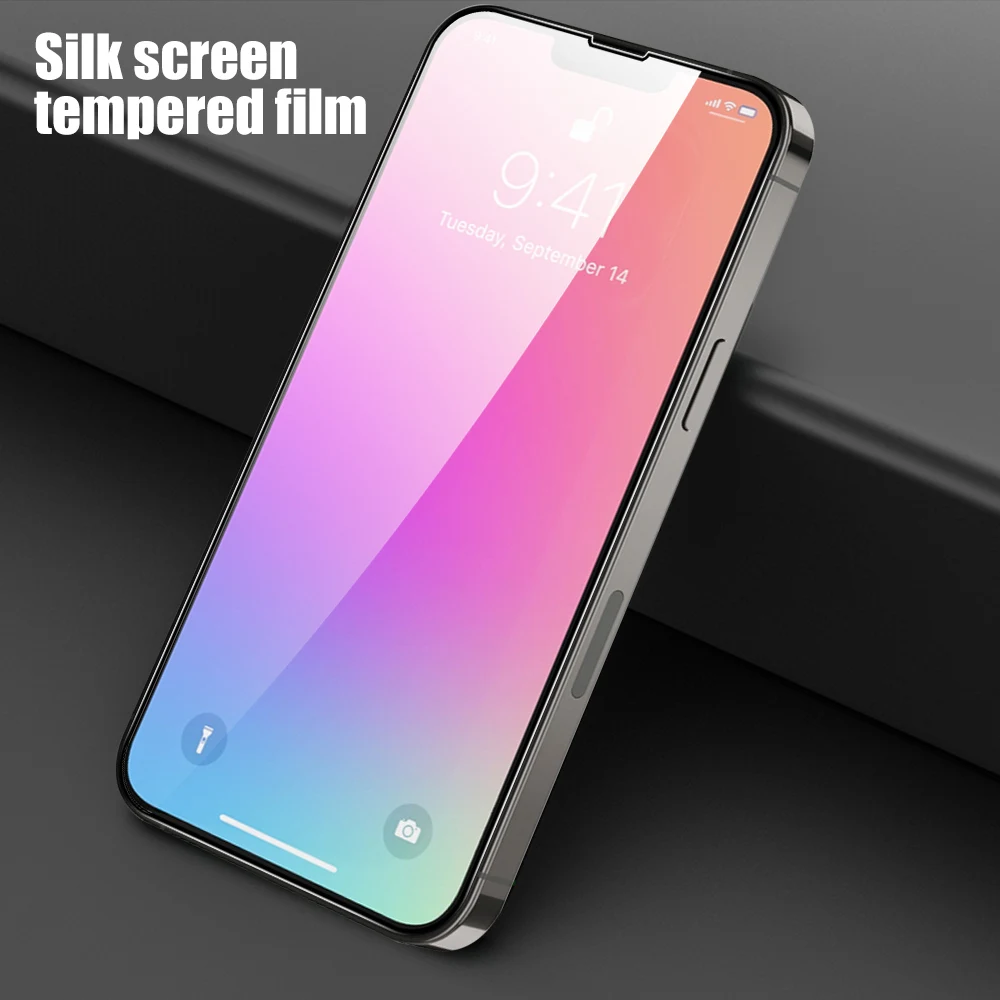 Ударопрочное закаленное стекло для экрана iPhone 14 Pro Max 12 13 11 XS XR X противоударное Mini