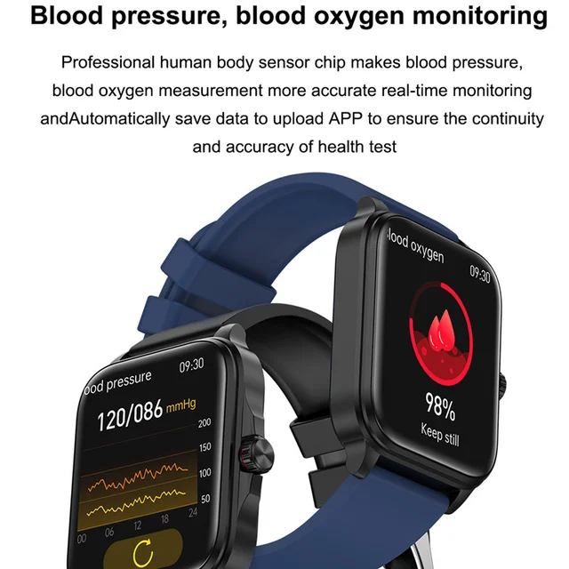 2023 T90 Smart Watch 1.91inch Large Screen Bluetooth Call Body Temperature Blood Glucose Monitor Men Women Fitness Tracker 6