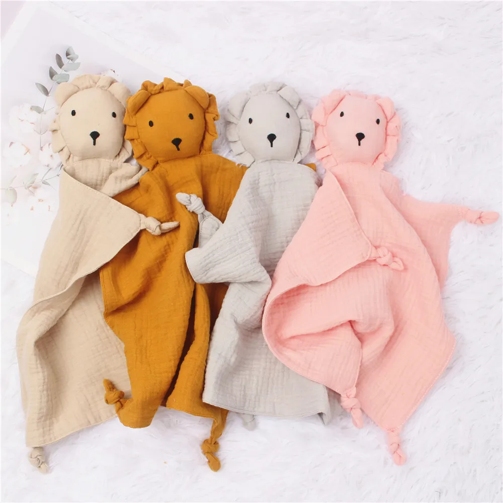 Soothe Appease Towel Infant Cute Lion Sleeping Dolls Toy Plush Comforting