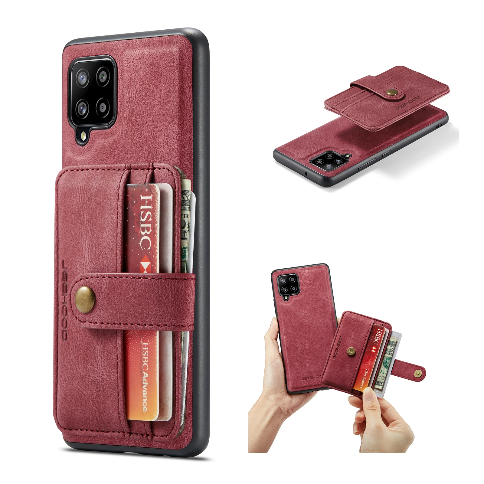 

Retro Flip Leather Phone Case For Samsung Galaxy S22 Ultra S21 FE S20 S10 Note 20 10 Plus A53 A73 Wallet Card Cover Coque 1