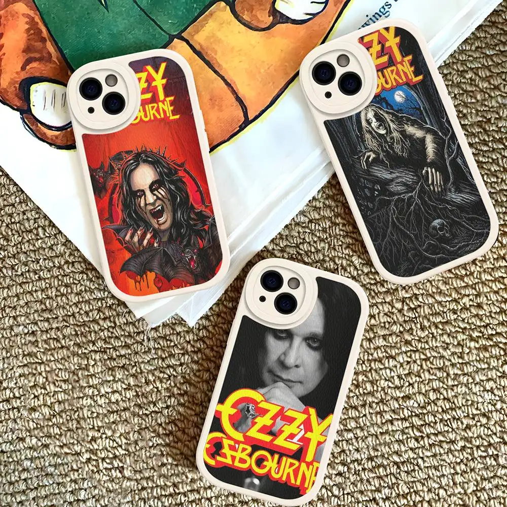 Фото Чехол для телефона Singer O-Ozzy O-Osbourne-S для iPhone 16 15 14 13 12 11 Pro Max Plus, кожаный, ударопрочный. №1