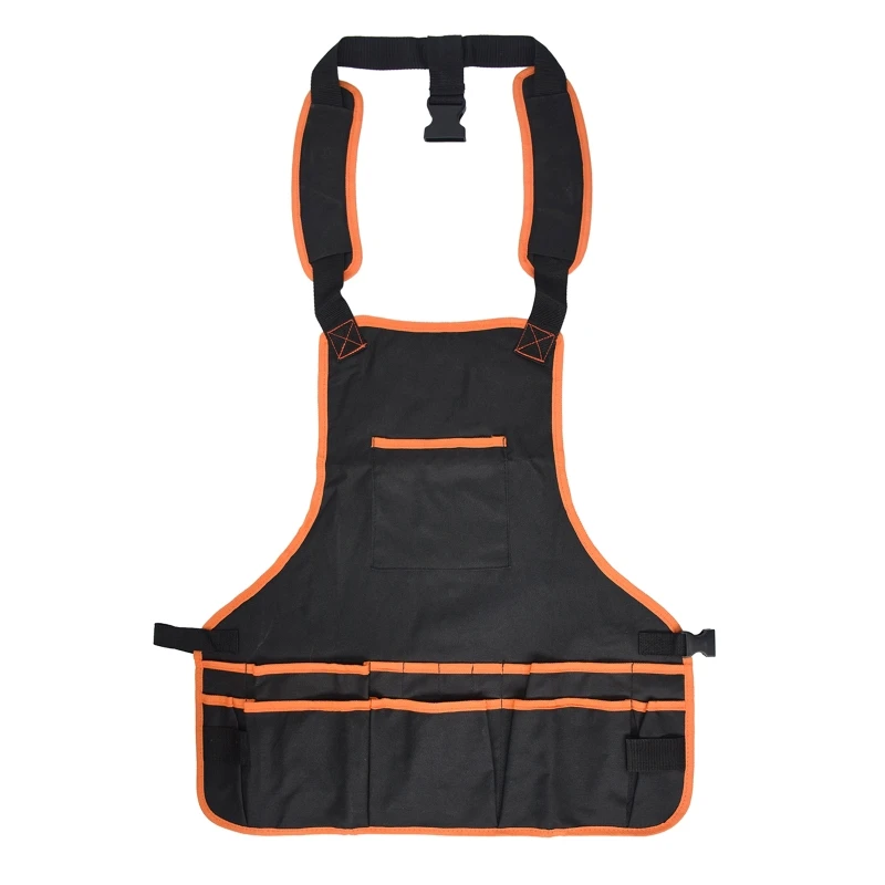 

Upgraded Tool Apron Heavy Duty Work Aprons Unisex for Kitchen Garden Pottery Craft Workshop Garage 600D+210D Oxford Dropship