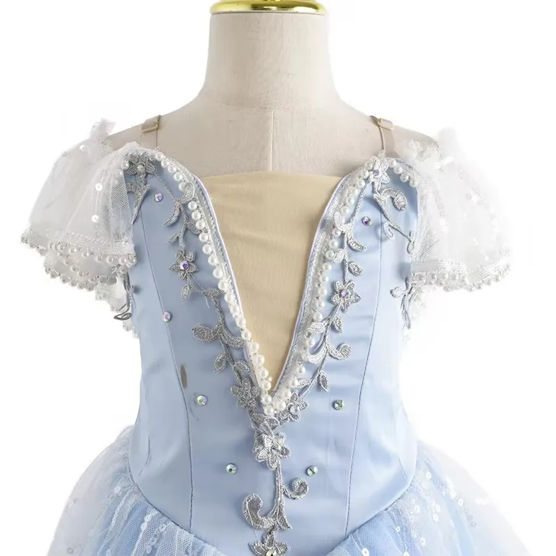 Blingbin детская пачка профессиональный белый лебединое озеро балетный костюм