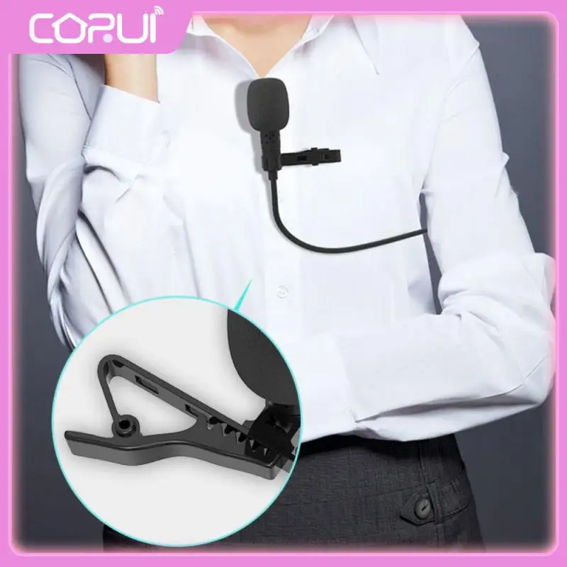 

Mini Condenser Microphone For Phone Computer Wired Microphone Convenience Recording Microphone Noise Reduction Audio Adapter