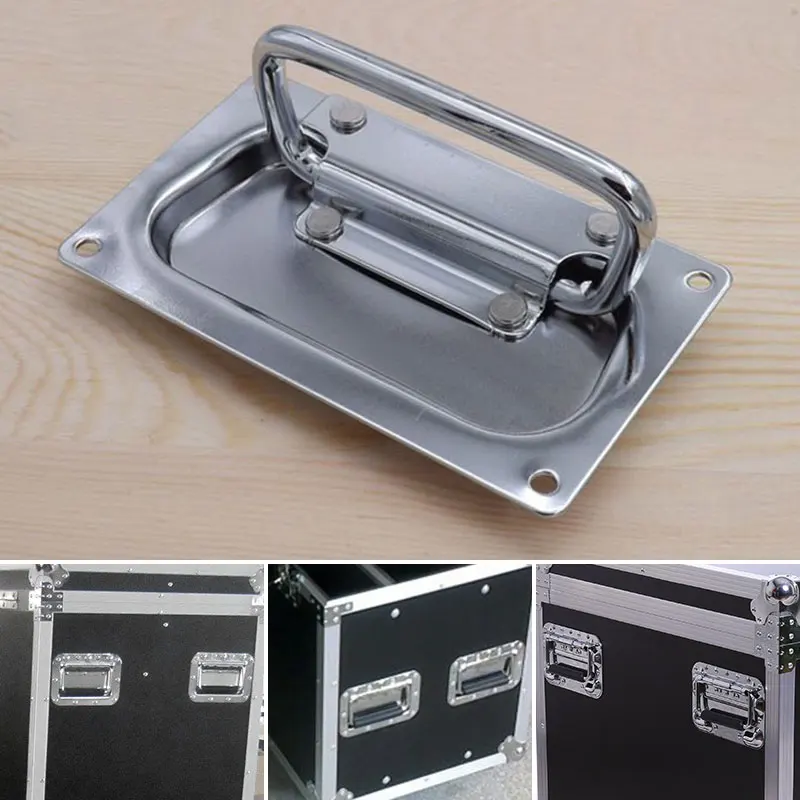 

Heavy-duty Folding Air Box Handle With Embedded And Thickened Cover Ring Handle Wooden Case Handle Handle Toolbox Handle