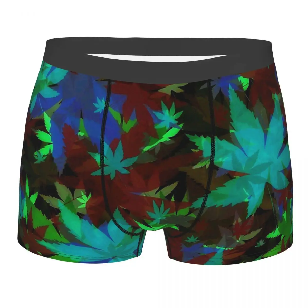 

Candys Crazy Cannabis Camo Marijuana Weed Leaf Leaves Underpants Homme Panties Man Underwear Comfortable Shorts Boxer Briefs