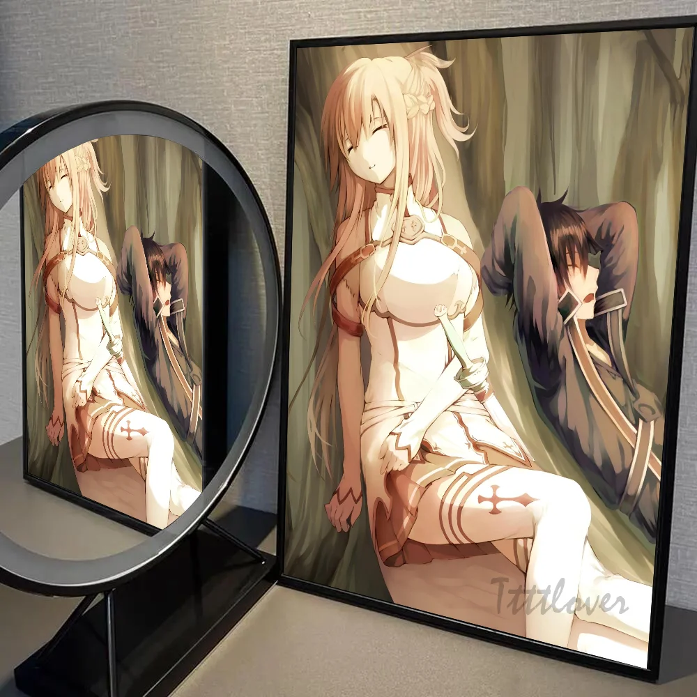 Современный стиль Sword Art Online постер плакат наклейки для дома гостиная отель